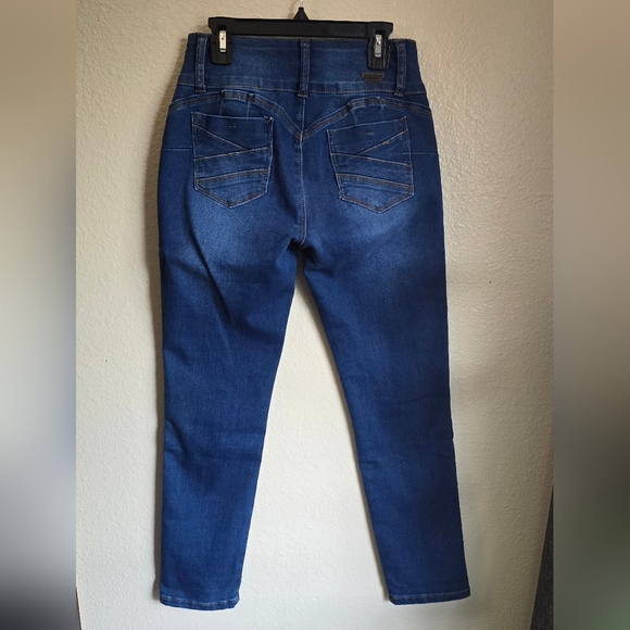 Bamboo High Rise Stretch Denim Skinny Jeans Size Juniors 7 - Picture 2 of 8